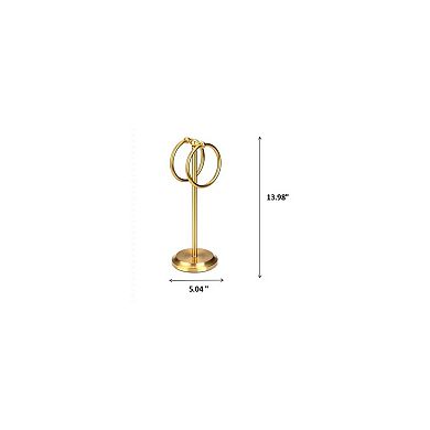 Double Ring Design Fingertip Towel Holder