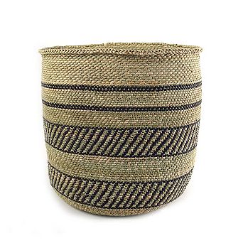 Black Stripe Iringa Basket