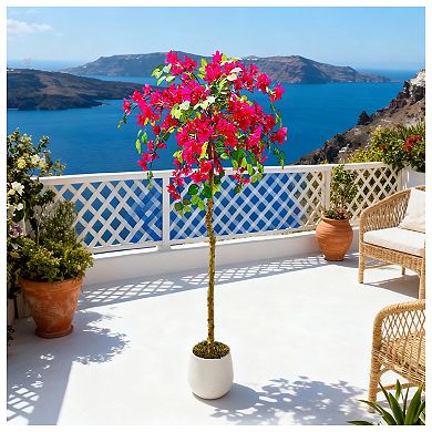 6FT Artificial Trees Indoor, Faux Tree, Artificial Planter, Artificial Fake Tree Flower Potted