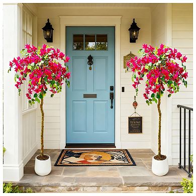 6FT Artificial Trees Indoor, Faux Tree, Artificial Planter, Artificial Fake Tree Flower Potted