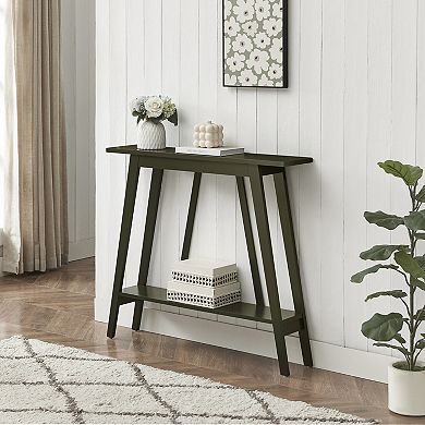 Kings Brand Furniture Conway Console Table Functional Narrow Wood Accent