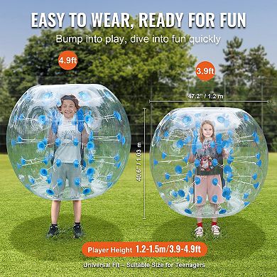 4FT Inflatable Bumper Ball, Sumo Zorb Ball for Outdoor Team Gaming Play