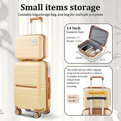 Lightweight Luggage Sets of 4 Expandable Suitcase