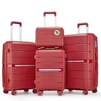 Lightweight Luggage Sets of 4 Expandable Suitcase