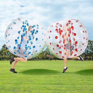 2-Pack 5FT Inflatable Bumper Balls, Human Hamster Bubble Balls for Outdoor Play