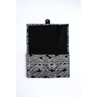 Wayfarer Jewelry Roll Travel Case - Black Matchstick