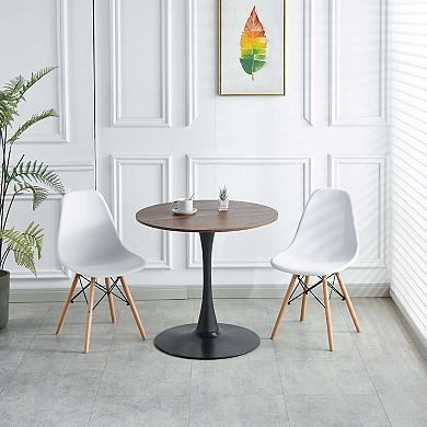 Round MDF Panel Dining Table for 2-4, Kitchen CoffeeTable