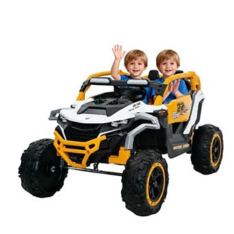 12V Ride On Children's Car, 2-seater ATV Remote Control,,Built-in Music Player