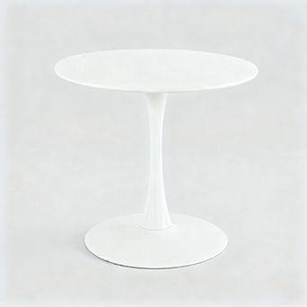 Round MDF Panel Dining Table for 2-4, Kitchen CoffeeTable