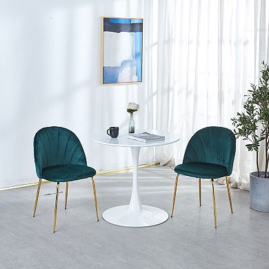 Round MDF Panel Dining Table for 2-4, Kitchen CoffeeTable