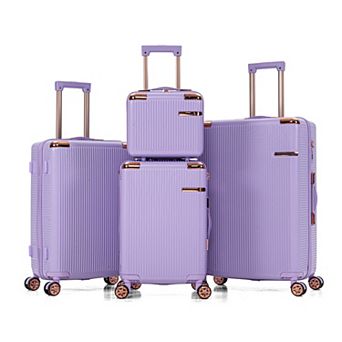 Lightweight 4 pc Hardside Spinner Luggage Set