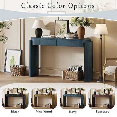 Fluted Design Entryway Console Table for Living room, Bedroom, Study, Hallway
