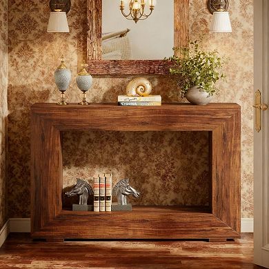 47" Wooden Entryway Console Table
