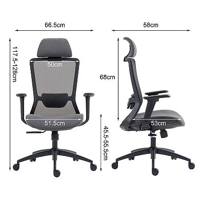 Ergonomic Comfort Mesh Office Chair with Adjustable Lumbar Support