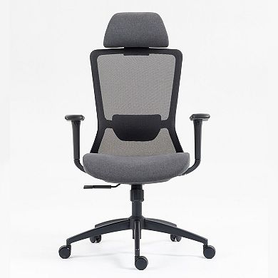 Ergonomic Comfort Mesh Office Chair with Adjustable Lumbar Support