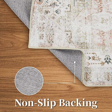 IDEALHOUSE Vintage Washable Rug