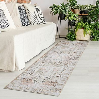 IDEALHOUSE Vintage Washable Rug
