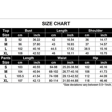 Women's Sleeveless Crop Top & Wide Leg Pants Two Piece Set with Scalloped Trim