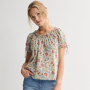 Petite Sonoma Goods For Life® Smocked Swing Top
