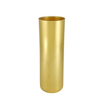 Tall Gold Glass Vase 12 Inch for Centerpieces and Home Decor