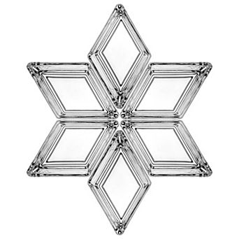 Diamond Shape Clear Mini Serving Dish for Appetizers and Sides - Set of 6