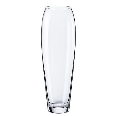 Tall Oval Glass Vase for Table or Floor Arrangements, Clear 28"