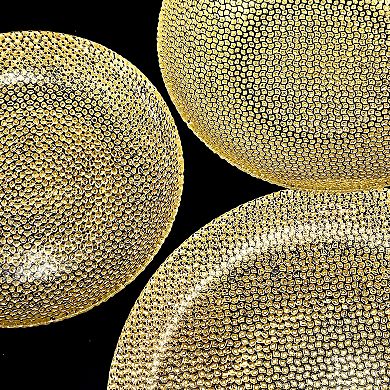 Handcrafted Swirl Pattern Glass Tableware Set in Multiple Piece Counts