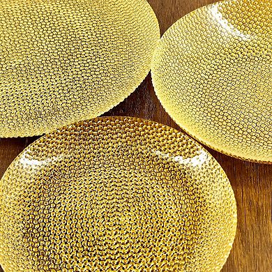 Handcrafted Swirl Pattern Glass Tableware Set in Multiple Piece Counts