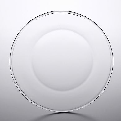 7.5" Clear Glass Plate Set for Appetizers and Desserts - Set of 12