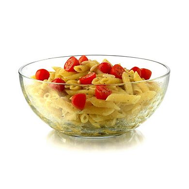 Clear 6" Glass Prep and Serving Bowls, Oven- and Microwave-Safe - Set of 12