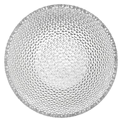 Set of 6 Clear Glass Side Bowls with Pebble Texture for Snacks, Sides and Small Servings