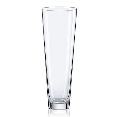 Clear Glass Conical Centerpiece Vase for Flowers or Branches