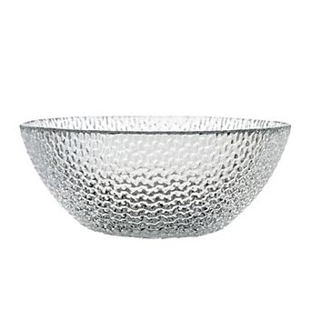 Clear Glass Side Bowl with Pebble Texture for Snacks, Sides and Small Servings - 1 pc