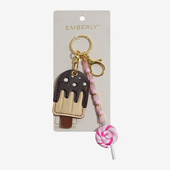 Emberly Ice Cream Pop Bead Lollipop Bag Charm