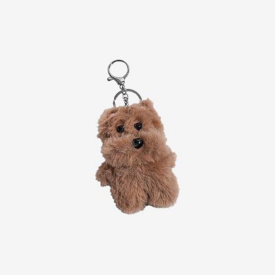 Emberly Plush Dog Bag Charm