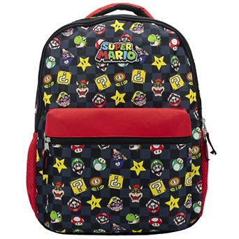 Nintendo Super Mario Print School Backpack