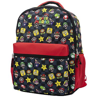 Nintendo Super Mario Print School Backpack