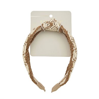 Emberly Top Knot Woven Headband