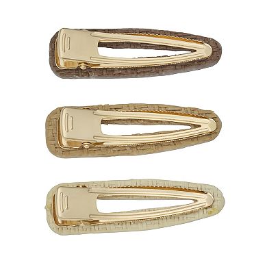 Emberly 3-Pack Raffia Hair Clips