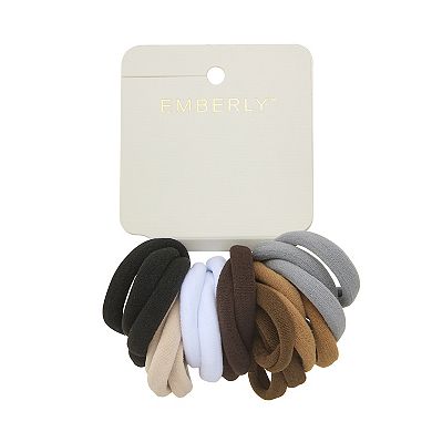 Emberly 10-Pack Seamless Hair Ties