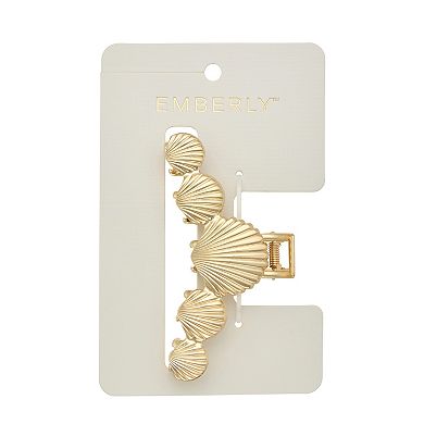 Emberly Metal Shell Claw Clip