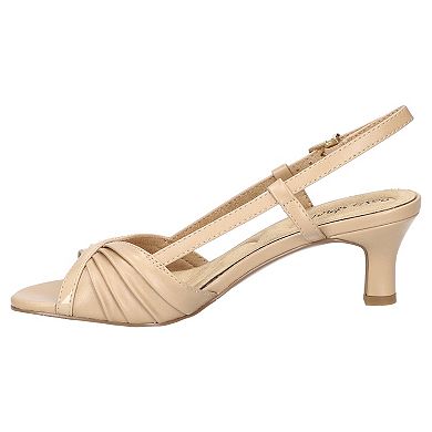 Easy Street Delite Women's Kitten Heel Dress Sandals