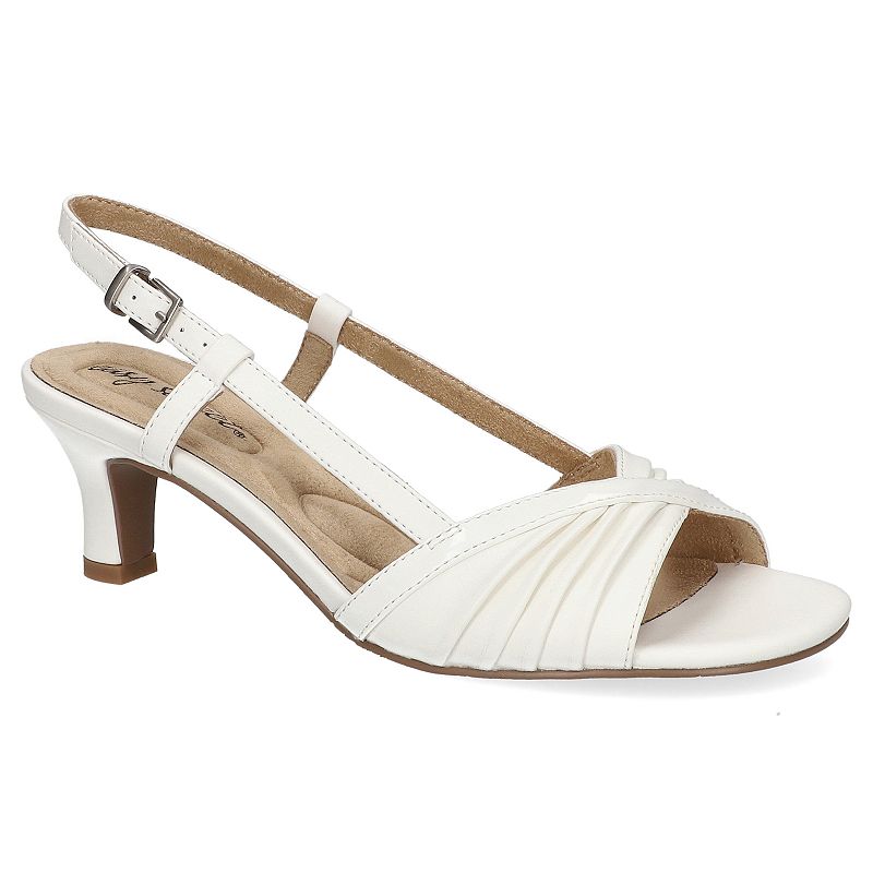 Easy Street Delite Women's Kitten Heel Dress Sandals,