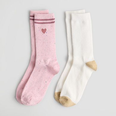 Women's FLX 2-Pack Fashion Crew Socks