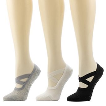 Women's FLX 3-Pack Yoga Ballerina Socks