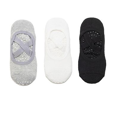 Women's FLX 3-Pack Yoga Ballerina Socks