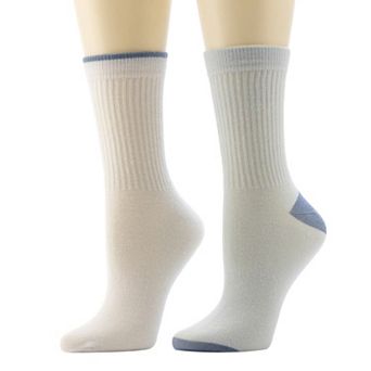 Women's FLX 2-Pack Fashion Demi Crew Socks