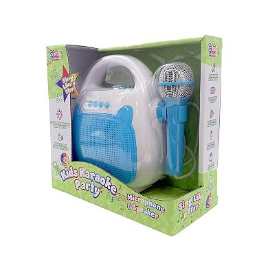 GabbaGoods Karaoke Party Machine with Microphone