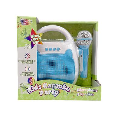 GabbaGoods Karaoke Party Machine with Microphone