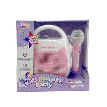 GabbaGoods Karaoke Party Machine with Microphone